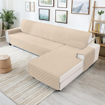 Wasserdichter Sofaüberzug L-Form 3-Sitzer, Rutschfest & Waschbar