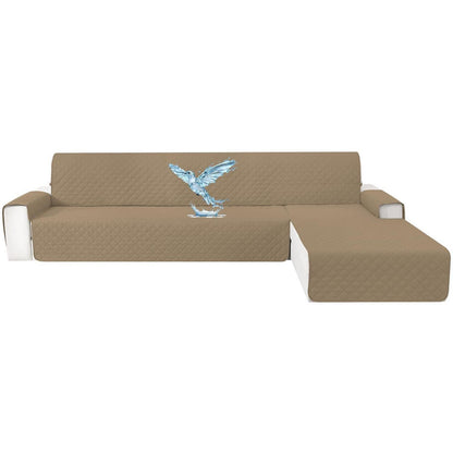 Wasserdichter Couchüberzug L-Form 3 Sitzer – Rutschfest & Waschbar