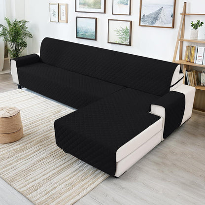 Wasserdichter Sofaüberzug L-Form 4 Sitzer, Rutschfest & Waschbar