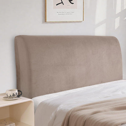 Samt Kopfteilbezug Khaki 180cm - Staubschutz & Pflegeleicht