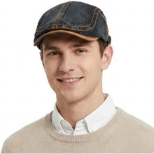 Denim Flatcap Herren & Damen | Vintage Newsboy Cap Jeans M-L