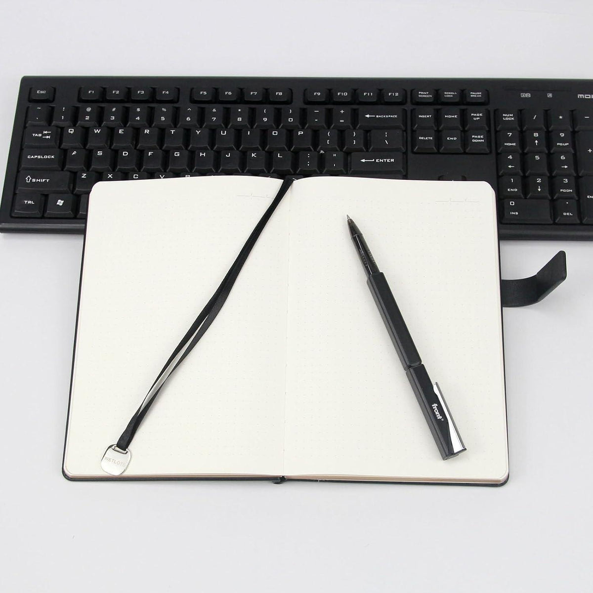 A5 Hardcover Notizbuch mit Verschlussband – Geschenkbox
