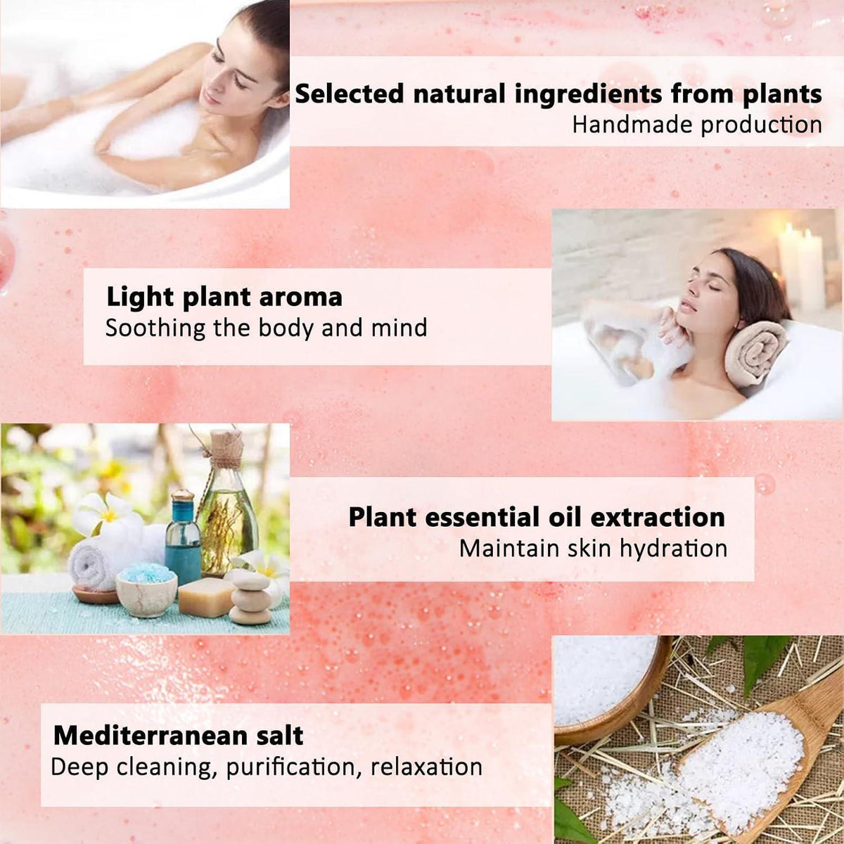 Badekugeln Geschenkset – 9 Badebomben Aromatherapie Entspannung