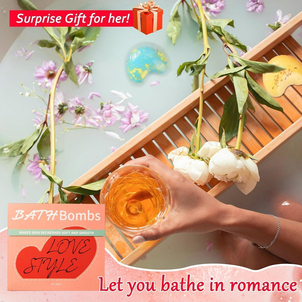 Badekugeln Geschenkset – 9 Badebomben Aromatherapie Entspannung