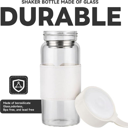 Shaker Glas 16oz BPA-freies mit Sieb 304SS Mischball