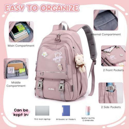 Schulrucksack Trolley Mädchen Teenager Lila mit 6 Rollen