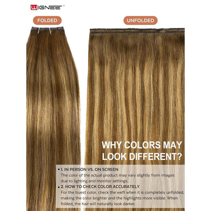 Echthaar Extensions 51 cm Blond – 2er Pack mit Micro Beads