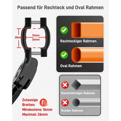 Höhenverstellbarer Fahrradständer 24-29 Zoll Aluminiumlegierung