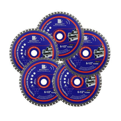 Kreissägeblatt Metall 165mm 48T TCT 5 Stück