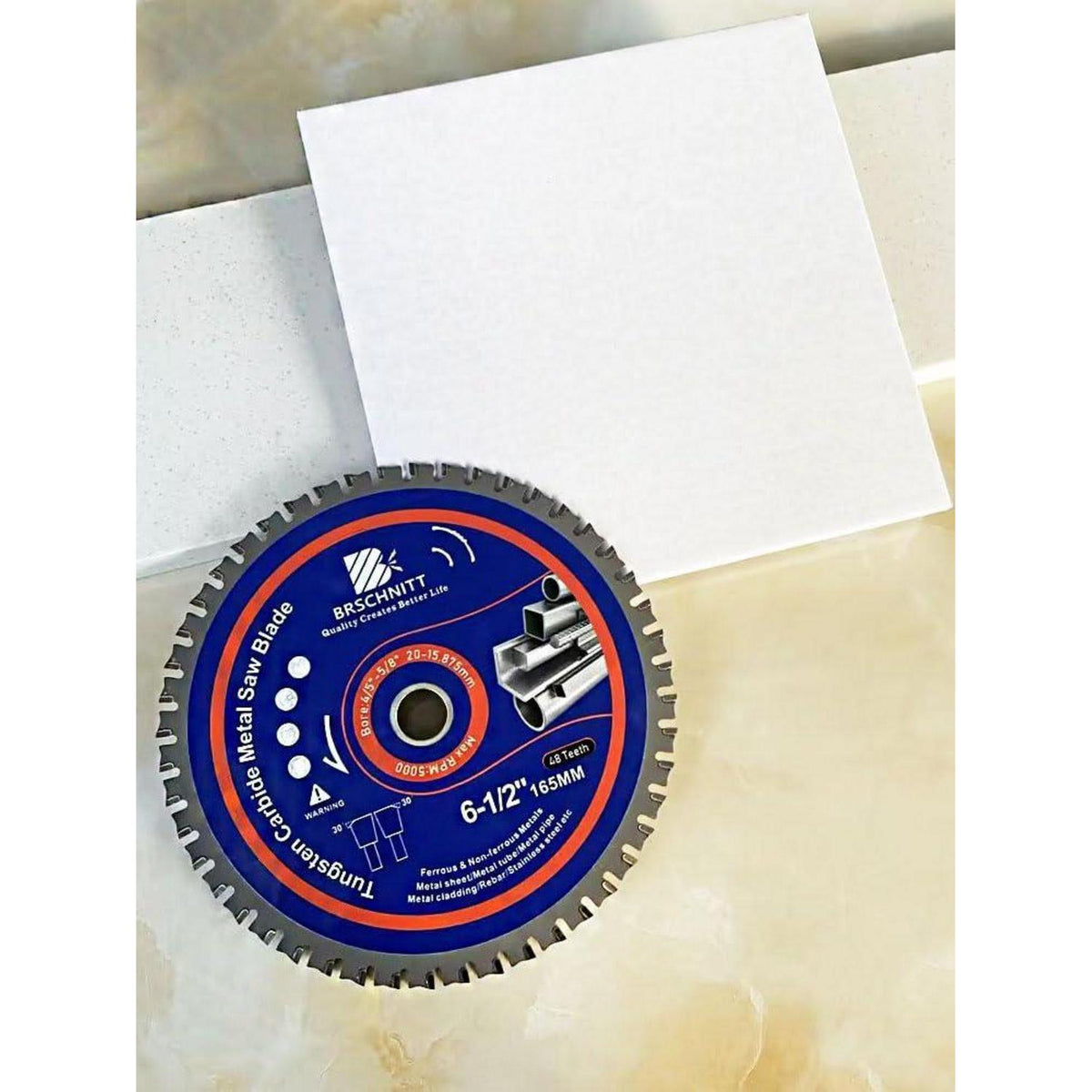 Kreissägeblatt Metall 355mm 72T TCT 30/25.4mm 5 Stück