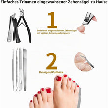 Pediküre Set für Eingewachsene Zehennägel – 6-teilig Edelstahl