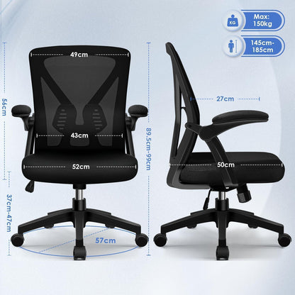 Bürostuhl ergonomisch mit Wippfunktion und