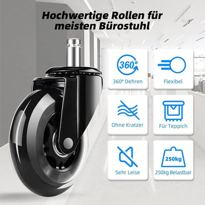 Bürostuhl ergonomisch mit Wippfunktion und