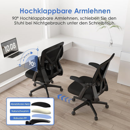 Bürostuhl ergonomisch mit Wippfunktion und