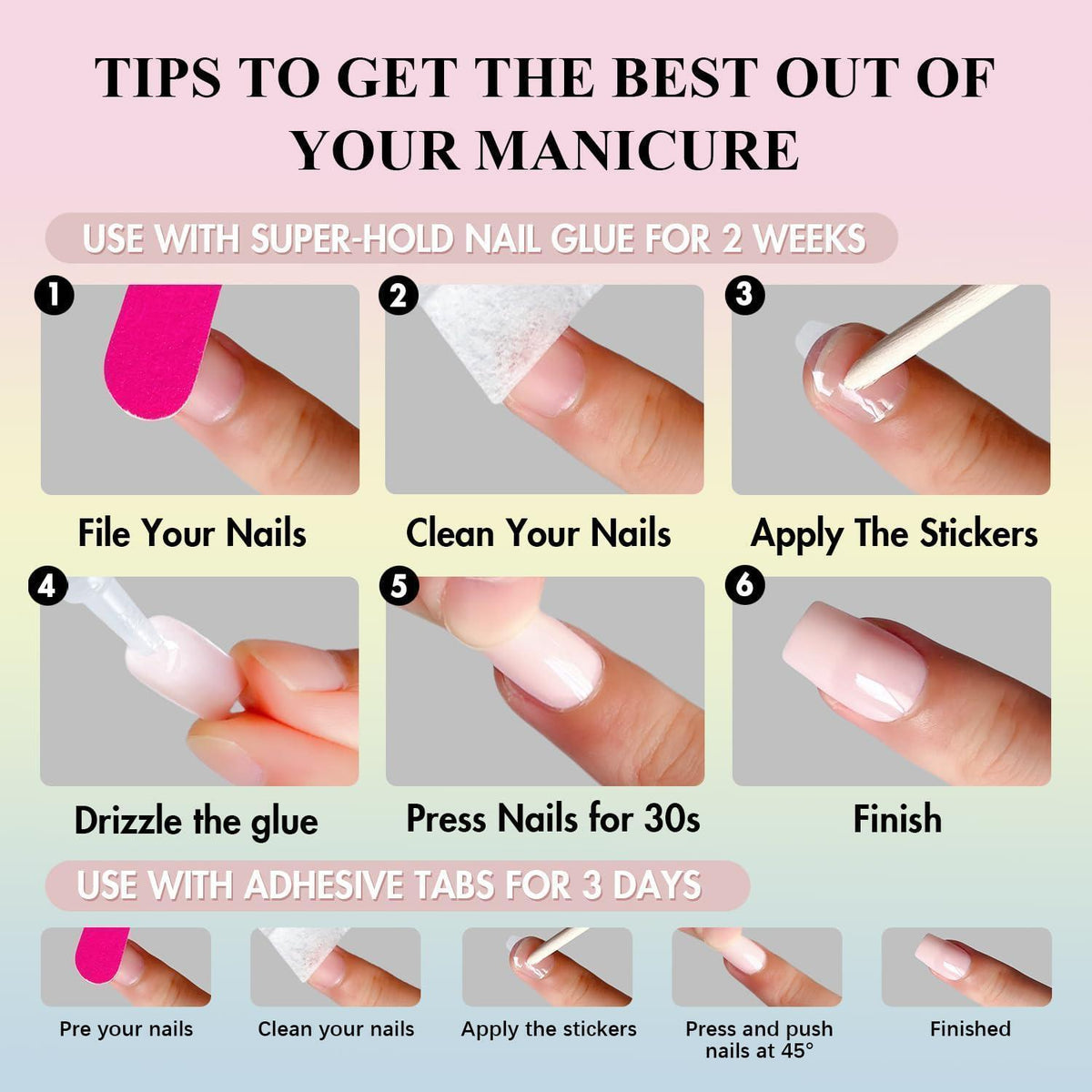 Kurze Press On Nails Grau – Einfarbige Eckige Gel Nägel zum Aufkleben