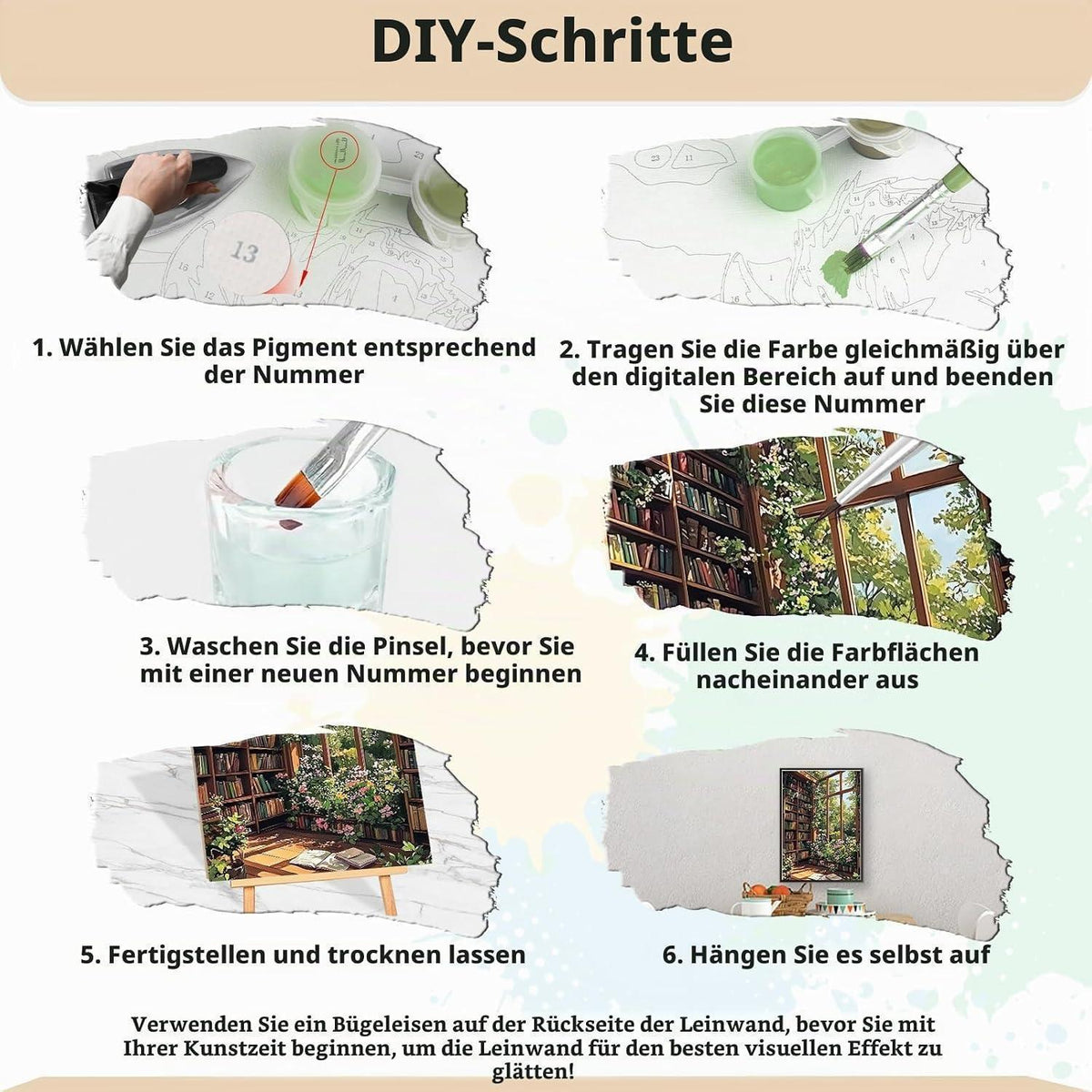 Malen nach Zahlen Landschaft – DIY Ölgemälde Set 40x50cm