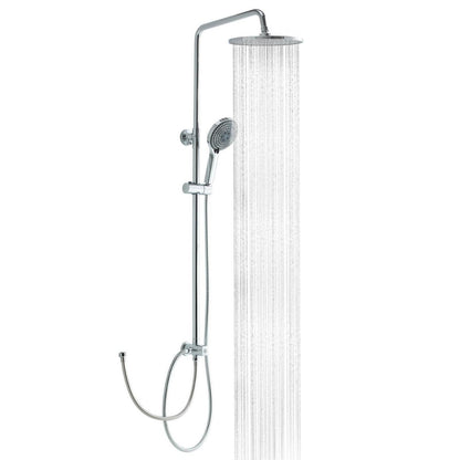 Regendusche Duschsystem Chrome, Höhenverstellbar & Handbrause