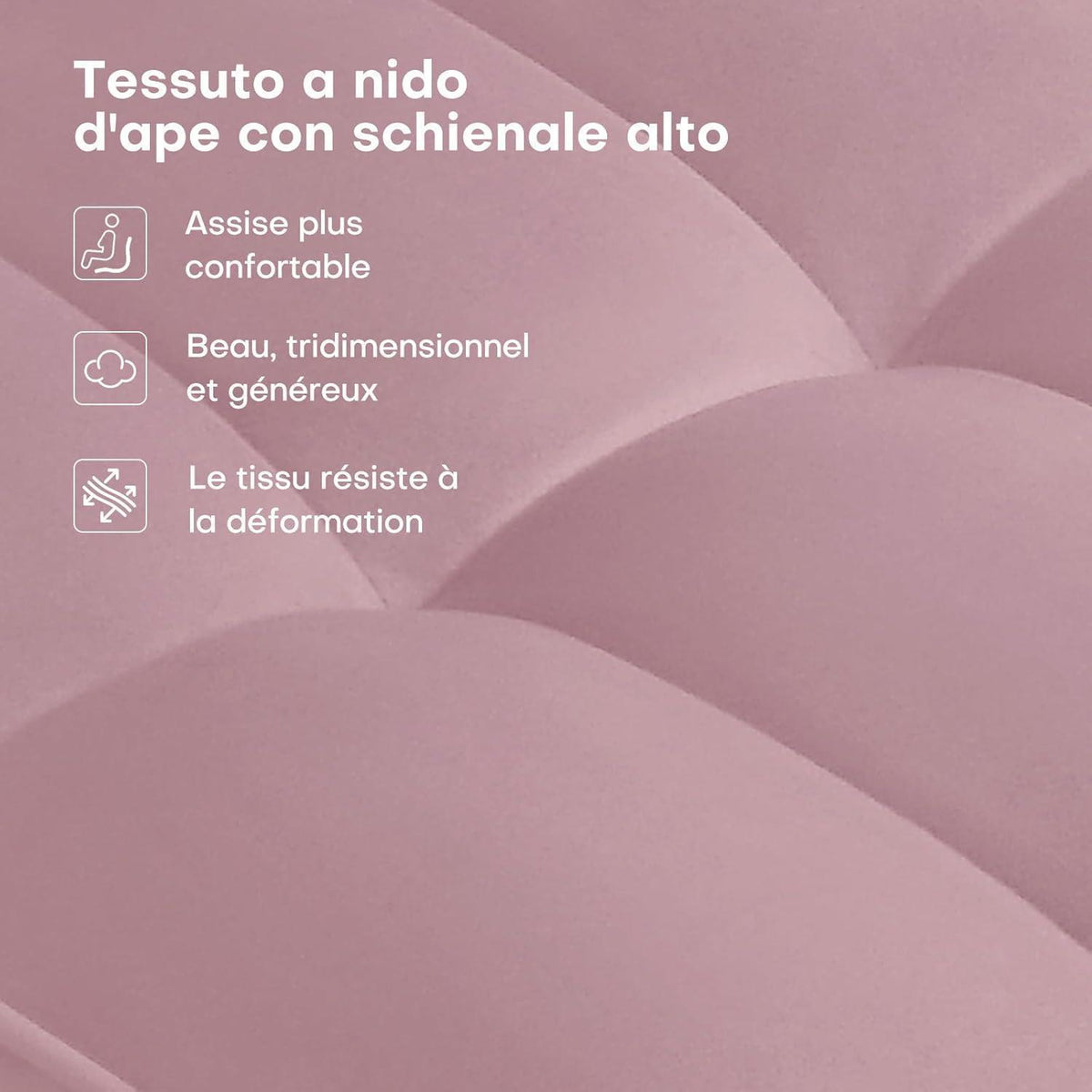 Samt Esszimmerstühle 2er Set – Rosa, Bequem & Robust