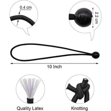 25cm Spanngummis mit Kugel – 100er Set für Zelt & Plane