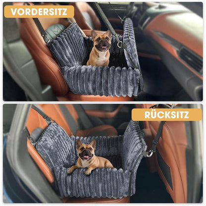 Hunde Autositz Memory Foam – Komfortabel & Sicher für kleine Hunde