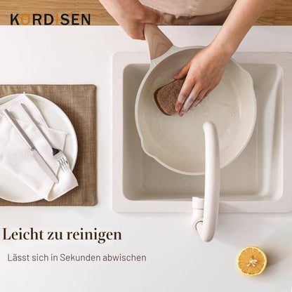 Keramik Pfannenset 3-teilig – Antihaft, Induktion, 24/28/32 cm