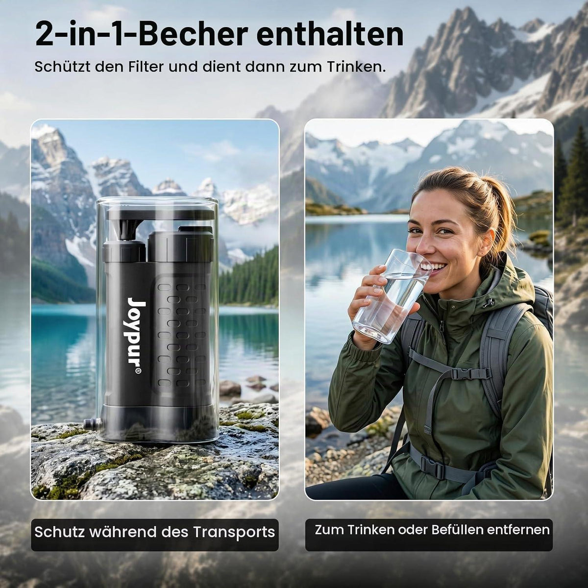 Outdoor Wasserfilter – 5-Stufen UF Membran – 0.01μm