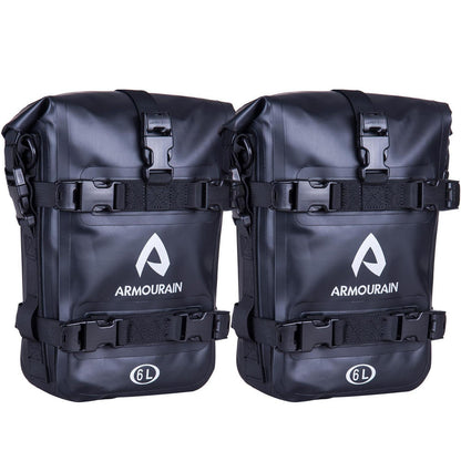 Motorrad Sturzbügel Seitentaschen Set (2x 6L, Wasserdicht)