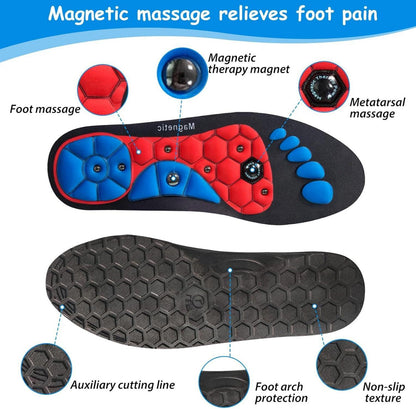 Akusoli Magnetische Einlegesohlen zum Abnehmen & Massage