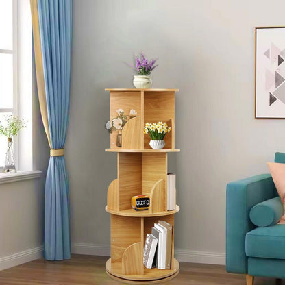 Drehbares Kinderbücherregal mit 3 Ebenen, Holz