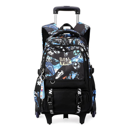 Schulrucksack mit Rollen für Kinder – Trolley Schultasche Jungen Mädchen