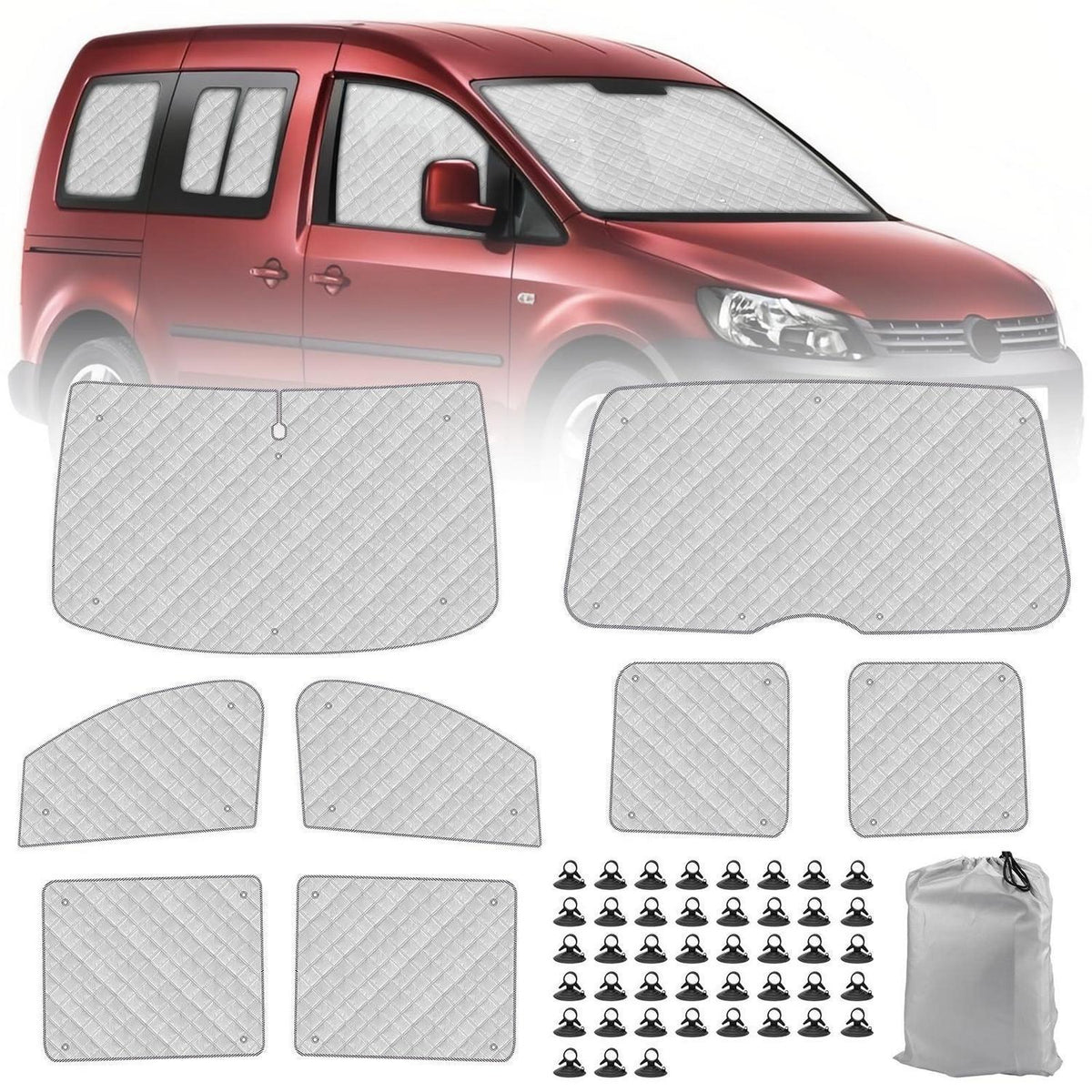 Thermomatte Innen für VW Caddy/Caddy Life 2004-2019