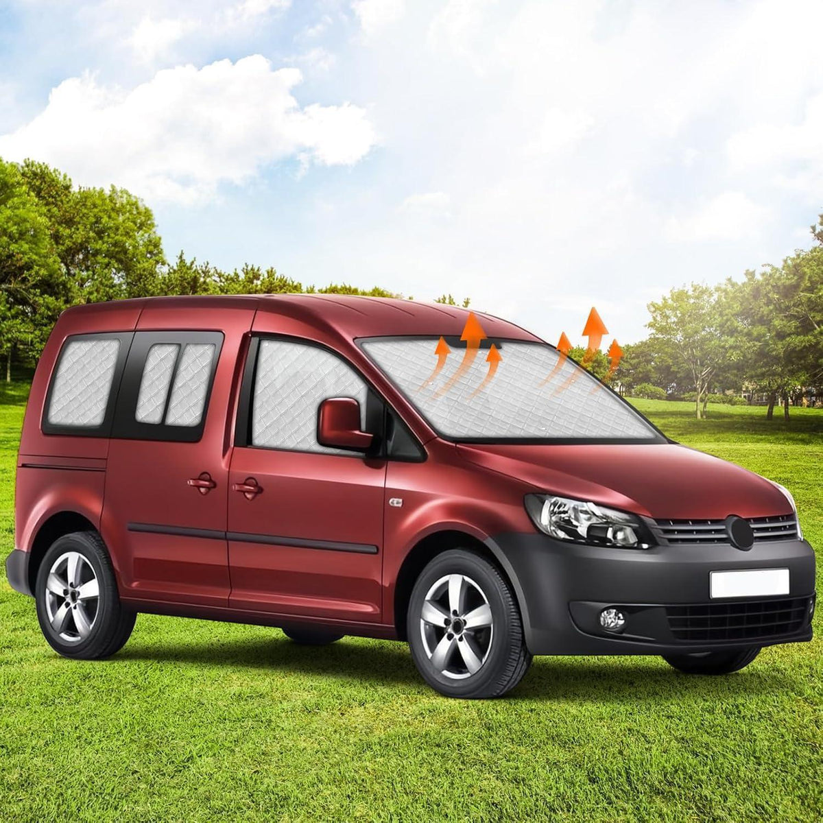 Thermomatte Innen für VW Caddy/Caddy Life 2004-2019