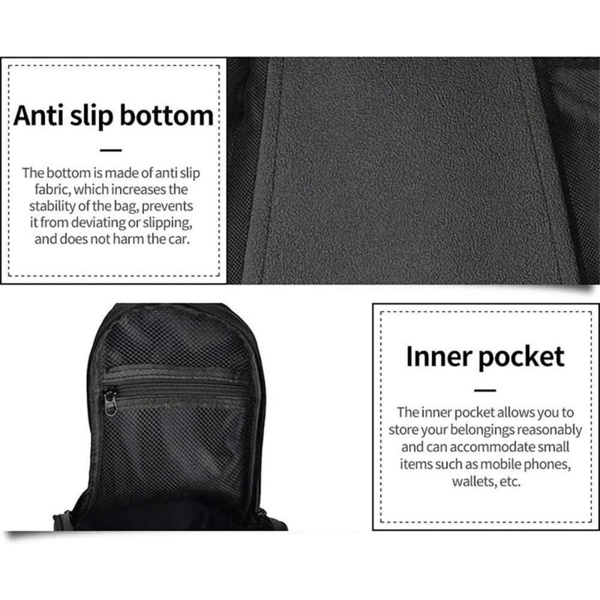 Motorrad Tankrucksack Oxford mit Handyfach & Magnetverschluss