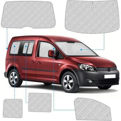 Thermo Matten Set Caddy Life Tramper 04-19 – Verdunkelung & Sonnenschutz