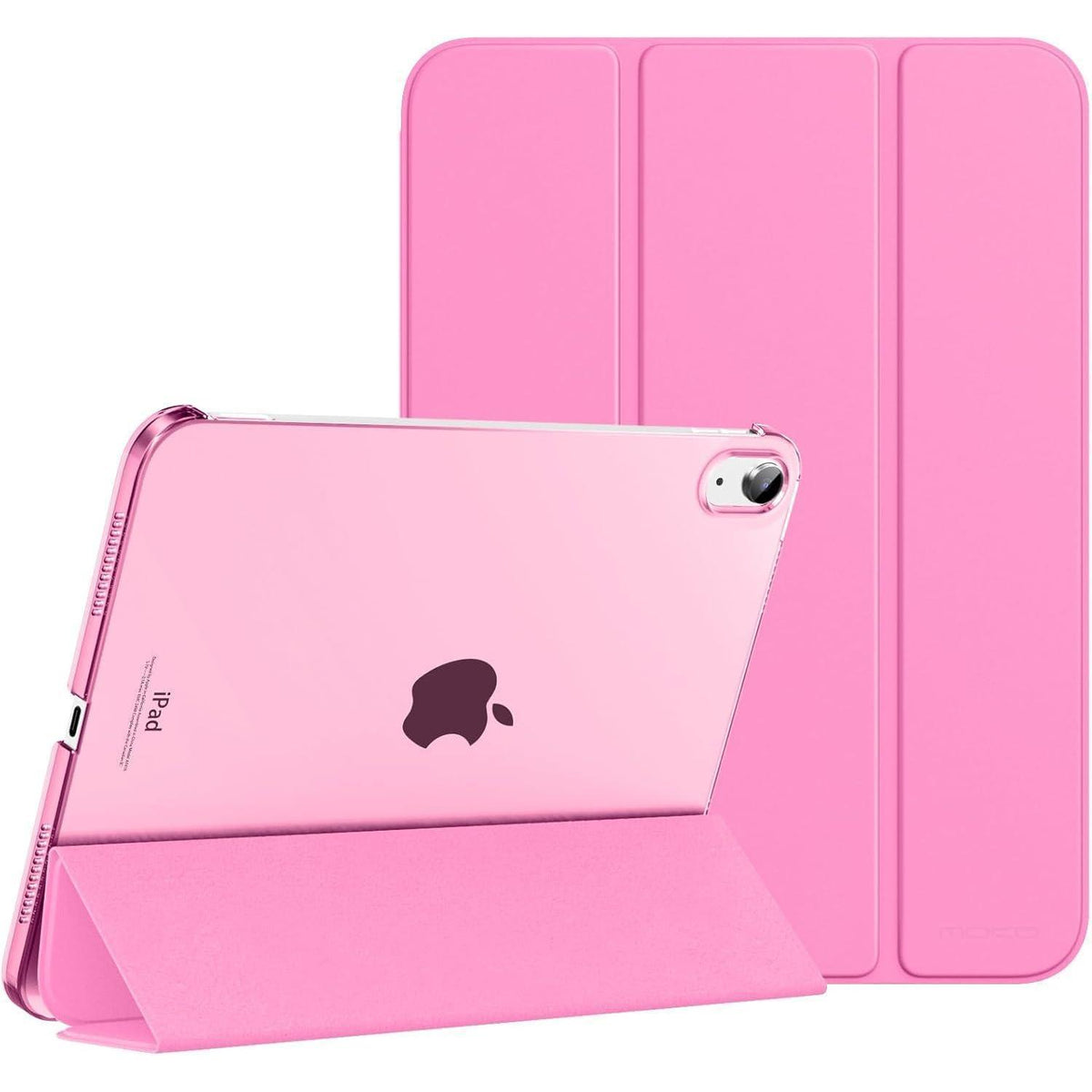 Schlanke iPad Hülle 11/10. Gen. mit Ständer & Stiftaufladung, Pfingstrose