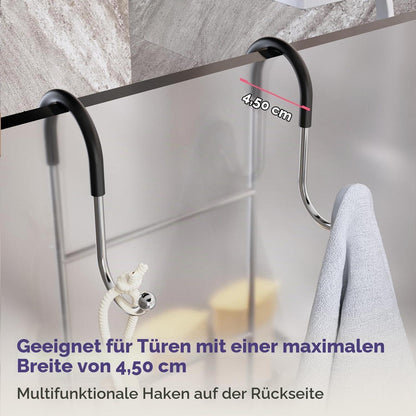 Edelstahl Duschablage zum Hängen mit 2 Körben & Seifenhalter