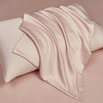Bettwäsche-Set Rosa 135x200 cm | Bambus & Polyester | 4-teilig