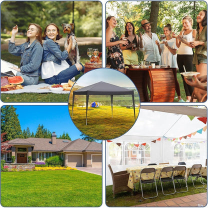 3x3m Pop-Up Pavillon – Wasserdicht & Höhenverstellbar