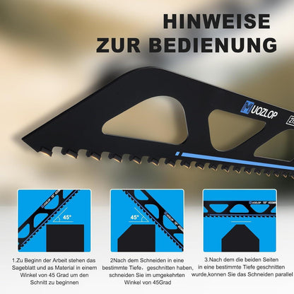 Säbelsägeblätter Stein 455mm Hartmetall 3 Stück für Porenbeton & Metall