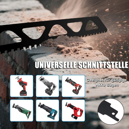 Säbelsägeblätter Stein 455mm Hartmetall 3 Stück für Porenbeton & Metall