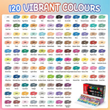 120 Acrylmarker Set für Steine, Glas & Co. – Vielseitig & Kreativ