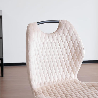 Esszimmerstühle Set 8 – Beige, Modern & Bequem