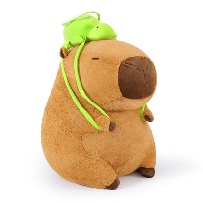 XXL Capybara Kuscheltier 65cm - Weiches Plüschkissen Stofftier