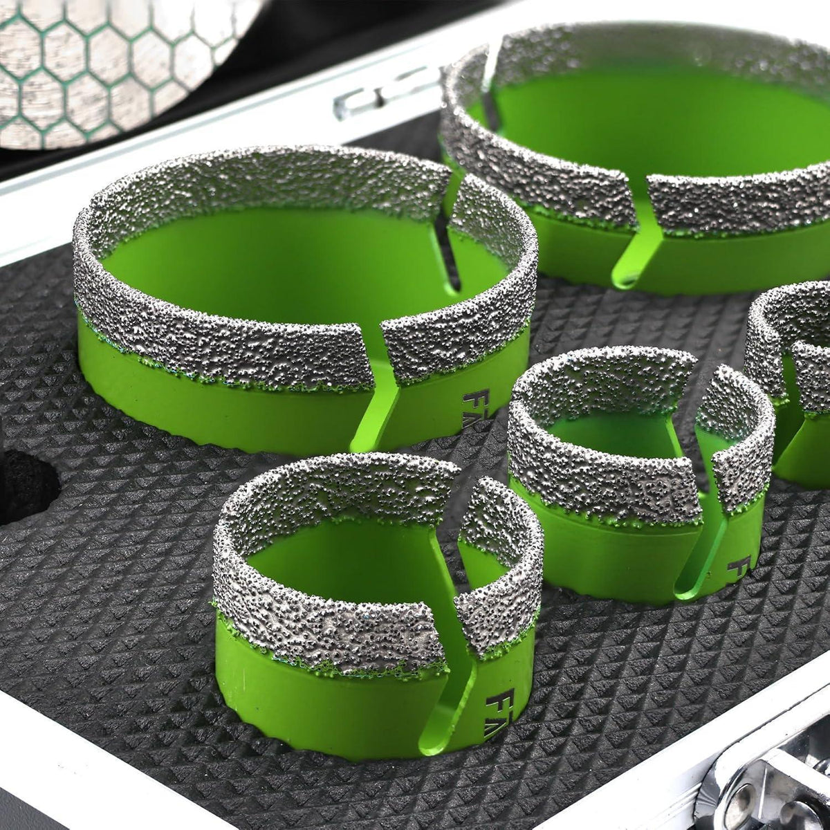 Diamant Fliesenbohrer Set 9-teilig mit Trennscheibe