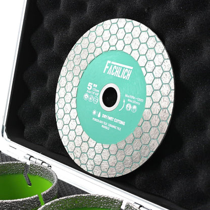 Diamant Fliesenbohrer Set 9-teilig mit Trennscheibe