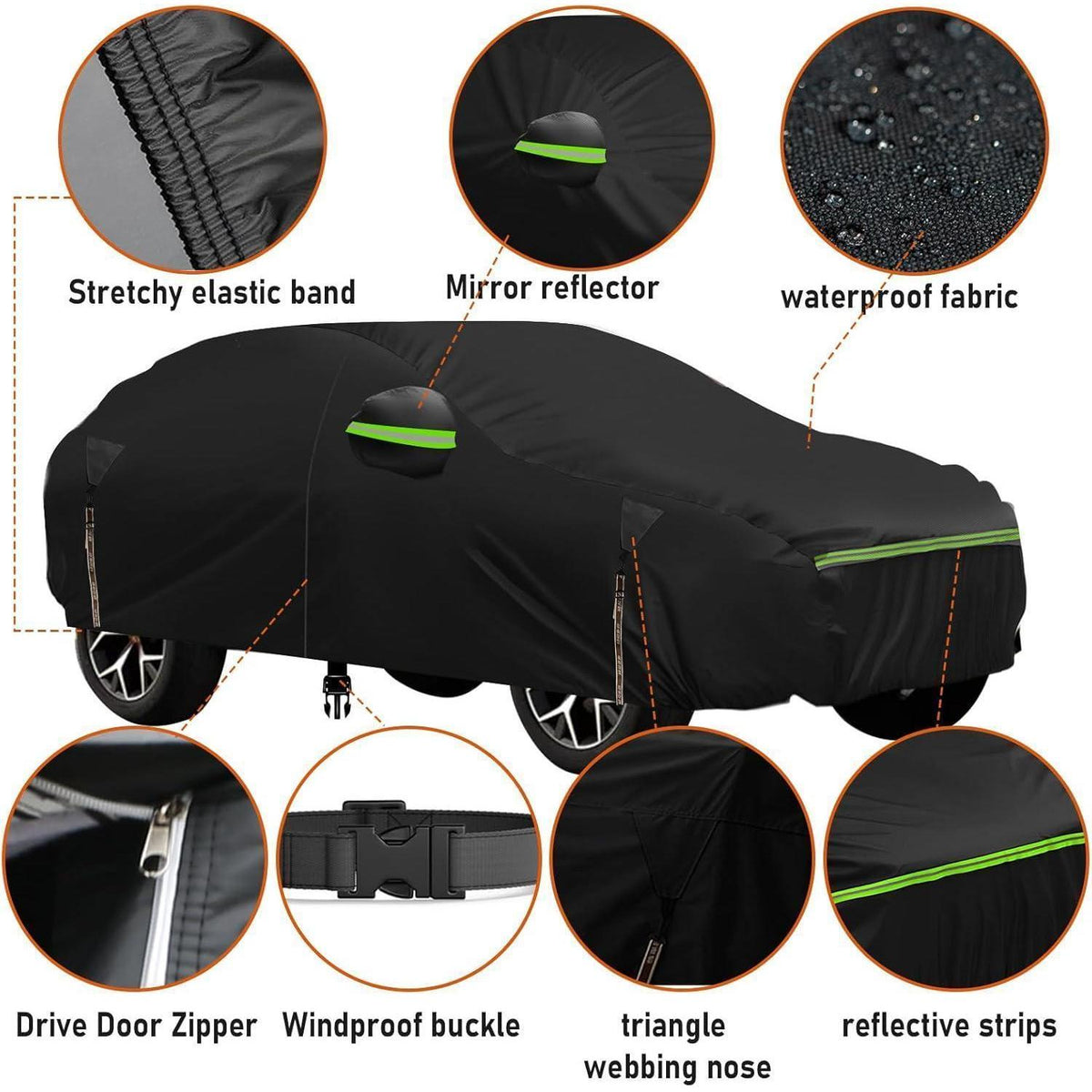 Vollgarage Autoabdeckung Toyota C-HR 2016-2024 wasserdicht