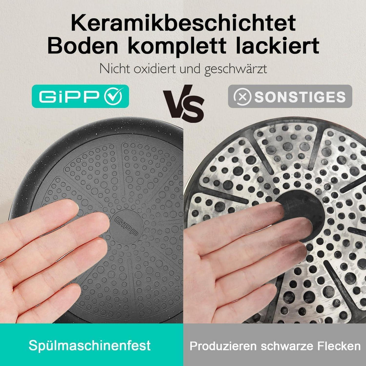 18-teiliges Kochgeschirr-Set mit Antihaftbeschichtung
