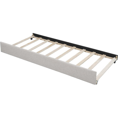 Tagesbett 90x200 mit Rollbett, Beige