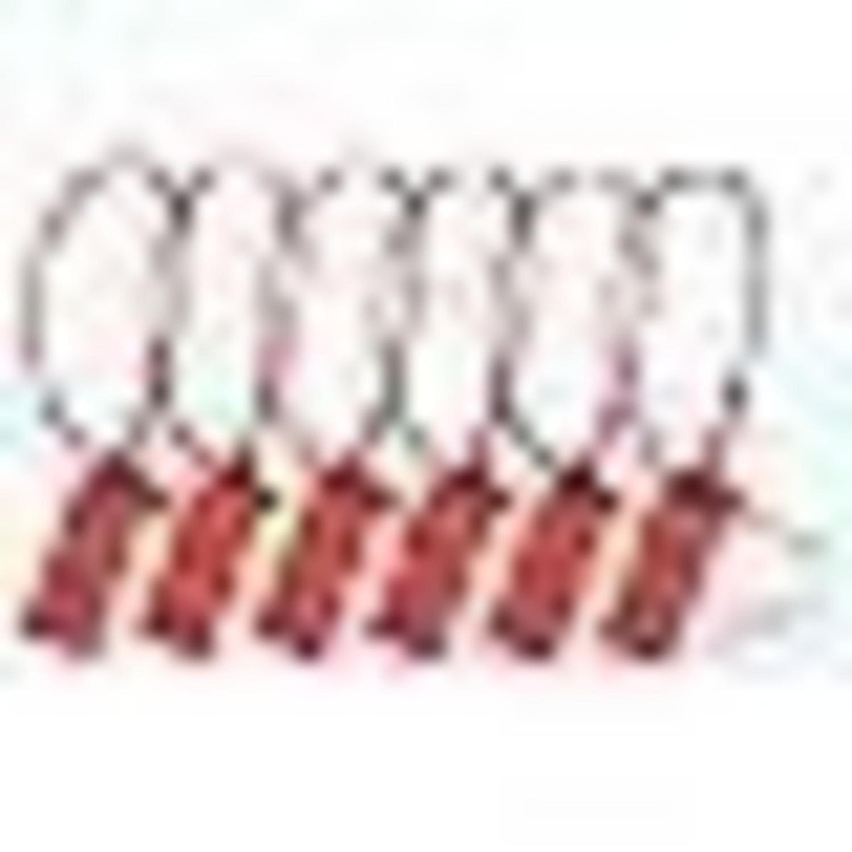 Manipulations-Etiketten 120er Set | Kunststoff-Sicherheitssiegel Rot