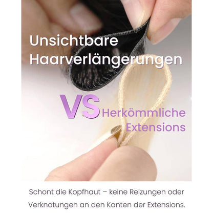 Echthaar Tressen Weißblond #18/613 – 60cm, Remy, Einnähbar